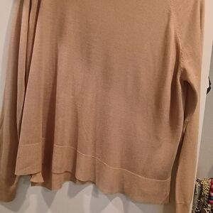 Zara Women's Tan Crew Neck Sweater